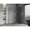 Mexen Mist-H T cabine de douche pivotante droite 90 x 80 cm, transparent, gun metal - 8A5T-090-080-95-00-P