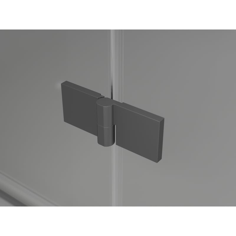 Mexen Mist-H T prha tuš kabina desna 105 x 80 cm, prosojna, gun metal - 8A5T-105-080-95-00-P