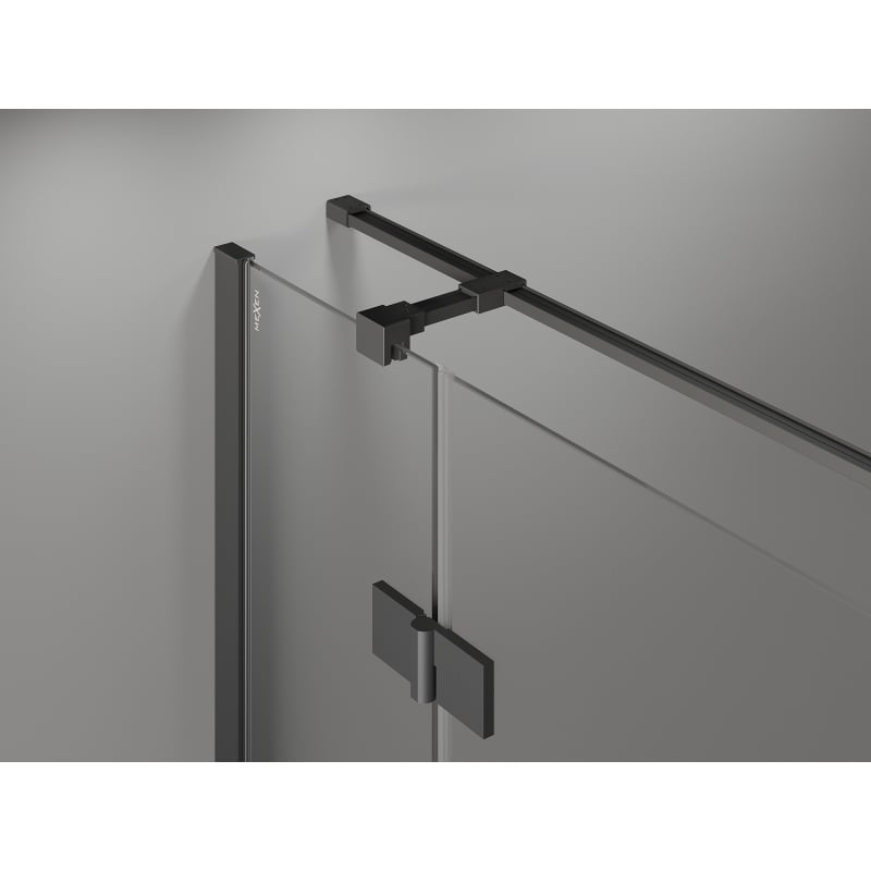 Mexen Mist-H T prha tuš kabina desna 105 x 80 cm, prosojna, gun metal - 8A5T-105-080-95-00-P