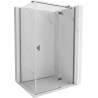 Mexen Mist-H T right-hinged shower enclosure 85 x 120 cm, transparent, gun metal - 8A5T-085-120-95-00-P