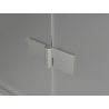 Mexen Mist-H T cabine de douche pivotante gauche 70 x 70 cm, transparent, chrome - 8A5T-070-070-01-00-L