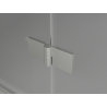 Mexen Mist-H T cabine de douche pivotante gauche 70 x 70 cm, transparent, chrome - 8A5T-070-070-01-00-L