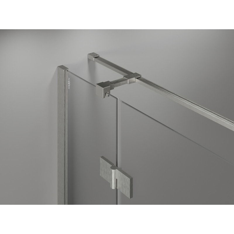 Mexen Mist-H T cabine de douche pivotante gauche 70 x 70 cm, transparent, chrome - 8A5T-070-070-01-00-L