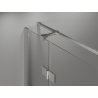 Mexen Mist-H T cabine de douche pivotante gauche 70 x 70 cm, transparent, chrome - 8A5T-070-070-01-00-L