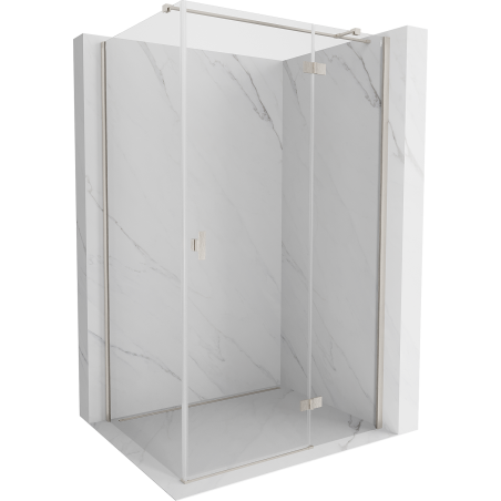 Mexen Mist-H T cabine de douche pivotante gauche 70 x 70 cm, transparent, chrome - 8A5T-070-070-01-00-L