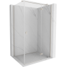 Mexen Mist-H T cabine de douche pivotante gauche 70 x 70 cm, transparent, chrome - 8A5T-070-070-01-00-L