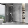 Mexen Mist-H Δίδυμη καμπίνα ντους αριστερή, 120 x 95 εκ., διάφανη, λευκή