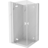 Mexen Mist-H Duo hinged dušikabiin 120 x 120 cm, läbipaistev, valge - 8A5-120L-120P-20-00