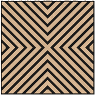 Mexen Linea 01 panel ścienny akustyczny 60 x 60 cm (4szt.), filc 9 mm, fornir techniczny, Bielony Dąb - S110-60607-01-040