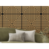Mexen Linea 02 akustisk väggpanel 60 x 60 cm (4 st.), filt 9 mm, teknisk faner, Ek Classic - S110-60607-02-041
