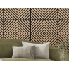 Mexen Linea 03 akustična stenska plošča 60 x 60 cm (4 kos), filc 9 mm, tehnični furnir, Beljen hrast - S110-60607-03-040