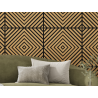 Mexen Linea 03 akustinen seinäpaneeli 60 x 60 cm (4kpl), huopa 9 mm, tekninen viilu, Classic Tammi - S110-60607-03-041