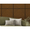 Mexen Linea 03 akustisk väggpanel 60 x 60 cm (4 st.), filt 9 mm, teknisk faner, Naturlig Ek - S110-60607-03-042