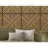 Mexen Linea 05 panel ścienny akustyczny 60 x 60 cm (4szt.), filc 9 mm, fornir techniczny, Dąb Classic - S110-60607-05-041
