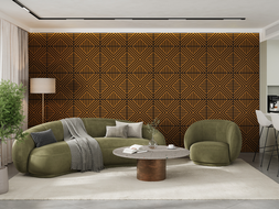 Mexen Linea 05 panel ścienny akustyczny 60 x 60 cm (4szt.), filc 9 mm, fornir techniczny, Dąb Natural - S110-60607-05-042