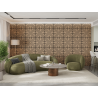 Mexen Linea 06 panel ścienny akustyczny 60 x 60 cm (4szt.), filc 9 mm, fornir techniczny, Bielony Dąb - S110-60607-06-040