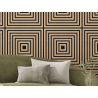 Mexen Linea 13 panel ścienny akustyczny 60 x 60 cm (4szt.), filc 9 mm, fornir techniczny, Bielony Dąb - S110-60607-13-040