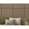 Mexen Linea 15 ακουστικό πάνελ τοίχου 60 x 60 cm (4 τεμ.), τσόχα 9 mm, τεχνικό