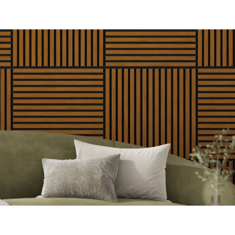 Mexen Linea 15 ακουστικό πάνελ τοίχου 60 x 60 cm (4τμχ.), τσόχα 9 mm, τεχνικό
