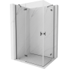 Mexen Mist-H Duo Hinged Left Shower Cabin 105 x 90 cm, Transparent, Gun Metal - 8A5-105L-090P-95-00