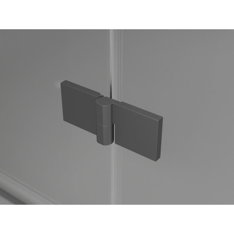 Mexen Mist-H Duo cabine de douche pliante 70 x 70 cm, transparent, chrome - 8A5-070L-070P-01-00