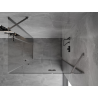 Mexen Mist-H Duo cabine de douche battante droite 75 x 105 cm, transparent, métal canon - 8A5-075L-105P-95-00
