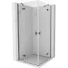 Mexen Mist-H Duo kabina prysznicowa uchylna 110 x 110 cm, transparent, gun metal - 8A5-110L-110P-95-00