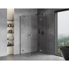 Mexen Mist-H Duo duschkabin med svängdörrar 70 x 70 cm, transparent, krom - 8A5-070L-070P-01-00