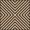 Mexen Linea 01 akustinen seinäpaneeli 60 x 60 cm (4kpl), huopa 9 mm, tekninen viilu, Valkaistu Tammi - S110-60607-01-040