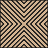 Mexen Linea 01 pannello acustico da parete 60 x 60 cm (4 pz.), feltro 9 mm, impiallacciatura tecnica, Rovere Sbiancato