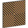 Mexen Linea 01 panel ścienny akustyczny 60 x 60 cm (4szt.), filc 9 mm, fornir techniczny, Dąb Classic - S110-60607-01-041