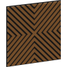 Mexen Linea 01 panel ścienny akustyczny 60 x 60 cm (4szt.), filc 9 mm, fornir techniczny, Dąb Natural - S110-60607-01-042