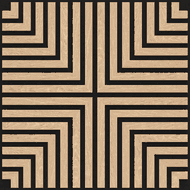 Mexen Linea 02 panel ścienny akustyczny 60 x 60 cm (4szt.), filc 9 mm, fornir techniczny, Bielony Dąb - S110-60607-02-040