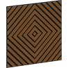 Mexen Linea 03 akustisk väggpanel 60 x 60 cm (4 st.), filt 9 mm, teknisk faner, Naturlig Ek - S110-60607-03-042