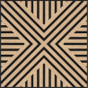 Mexen Linea 05 panel ścienny akustyczny 60 x 60 cm (4szt.), filc 9 mm, fornir techniczny, Bielony Dąb - S110-60607-05-040