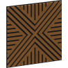 Mexen Linea 06 panel ścienny akustyczny 60 x 60 cm (4szt.), filc 9 mm, fornir techniczny, Dąb Natural - S110-60607-06-042