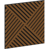Mexen Linea 08 panel ścienny akustyczny 60 x 60 cm (4szt.), filc 9 mm, fornir techniczny, Dąb Natural - S110-60607-08-042