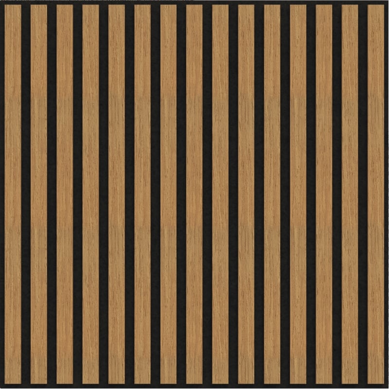 Mexen Linea 15 akustični stenski panel 60 x 60 cm (4 kos), filc 9 mm, tehnični furnir, Hrast Classic - S110-60607-15-041