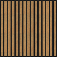 Mexen Linea 15 akoestisch wandpaneel 60 x 60 cm (4 stuks), vilt 9 mm, technisch fineer, Eik Classic - S110-60607-15-041