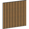 Mexen Linea 15 panel ścienny akustyczny 60 x 60 cm (4szt.), filc 9 mm, fornir techniczny, Dąb Classic - S110-60607-15-041