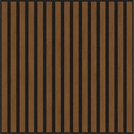 Mexen Linea 15 panneau mural acoustique 60 x 60 cm (4 pièces), feutre 9 mm, placage technique, Chêne Naturel