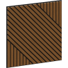 Mexen Linea 26 panel ścienny akustyczny 60 x 60 cm (4szt.), filc 9 mm, fornir techniczny, Dąb Natural - S110-60607-26-042
