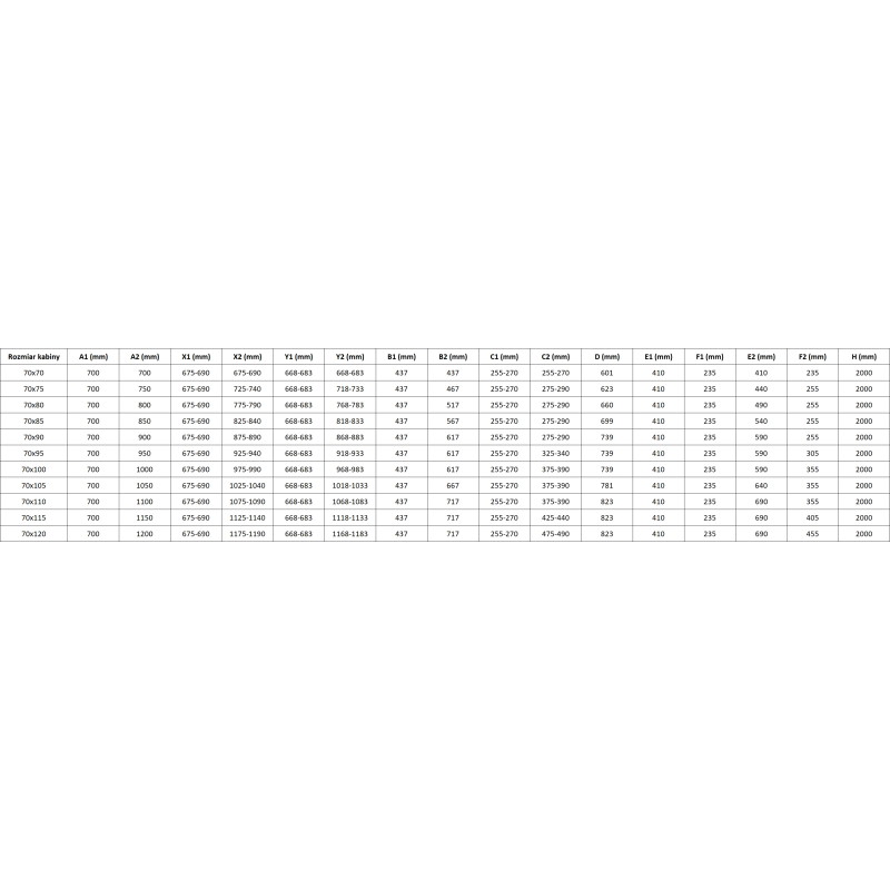 Mexen Mist-H Duo cabina de ducha abatible 70 x 70 cm, transparente, níquel cepillado - 8A5-070L-070P-97-00