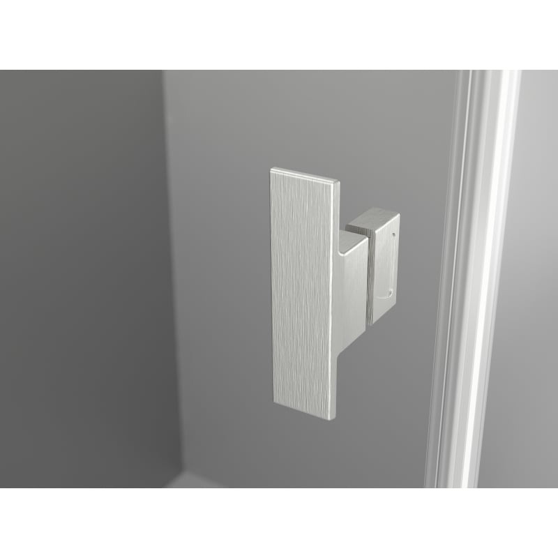 Mexen Mist-H Duo cabina de ducha abatible 70 x 70 cm, transparente, cromo - 8A5-070L-070P-01-00