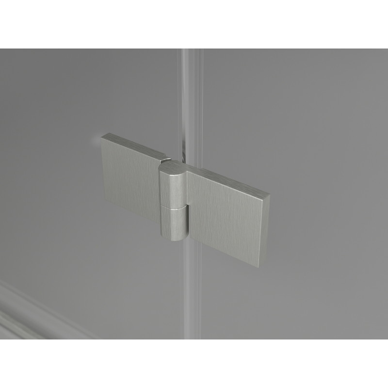 Mexen Mist-H Duo cabina de ducha abatible 70 x 70 cm, transparente, cromo - 8A5-070L-070P-01-00