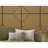 Mexen Linea 26 panel ścienny akustyczny 60 x 60 cm (4szt.), filc 9 mm, fornir techniczny, Dąb Classic - S110-60607-26-041
