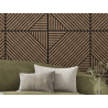 Mexen Linea 26 ακουστικό πάνελ τοίχου 60 x 60 cm (4τμχ.), τσόχα 9 mm, τεχνικό καπλαμά,