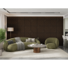 Mexen Linea 26 panel ścienny akustyczny 60 x 60 cm (4szt.), filc 9 mm, fornir techniczny, Dąb Mocca - S110-60607-26-045