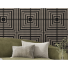 Mexen Linea 02 panel ścienny akustyczny 60 x 60 cm (4szt.), filc 9 mm, fornir techniczny, Szary Dąb - S110-60607-02-043