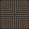 Mexen Linea 02 panel ścienny akustyczny 60 x 60 cm (4szt.), filc 9 mm, fornir techniczny, Ciemny Orzech - S110-60607-02-044